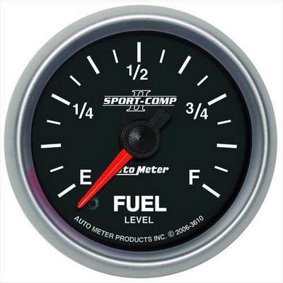 Auto Meter Sport-Comp II Programmable Fuel Level Gauge - 3610